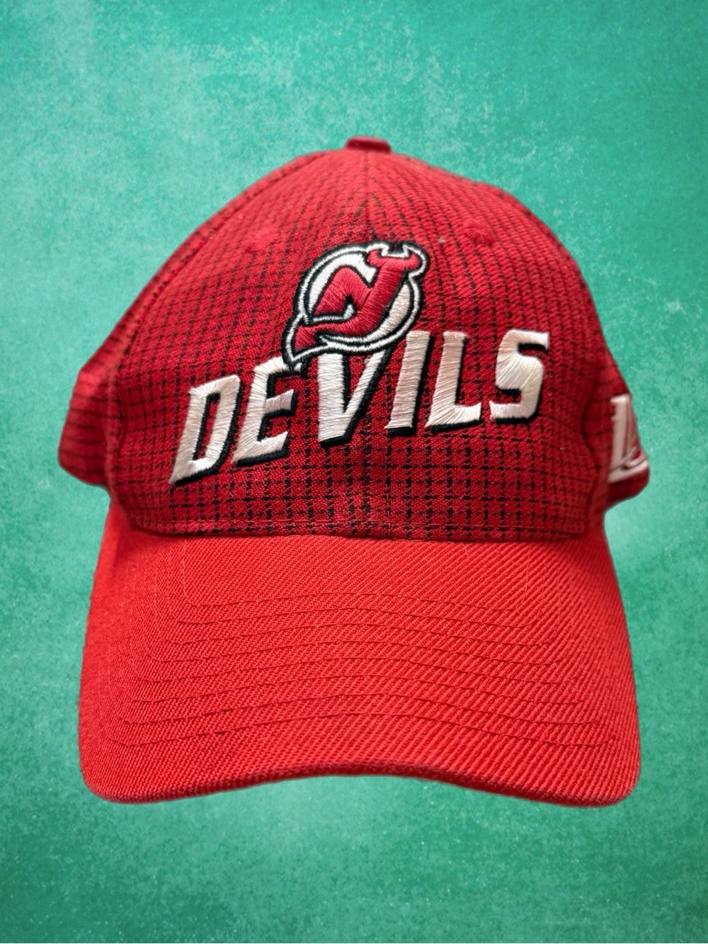 Vintage New Jersey Devils Logo Athletic Grid Hat